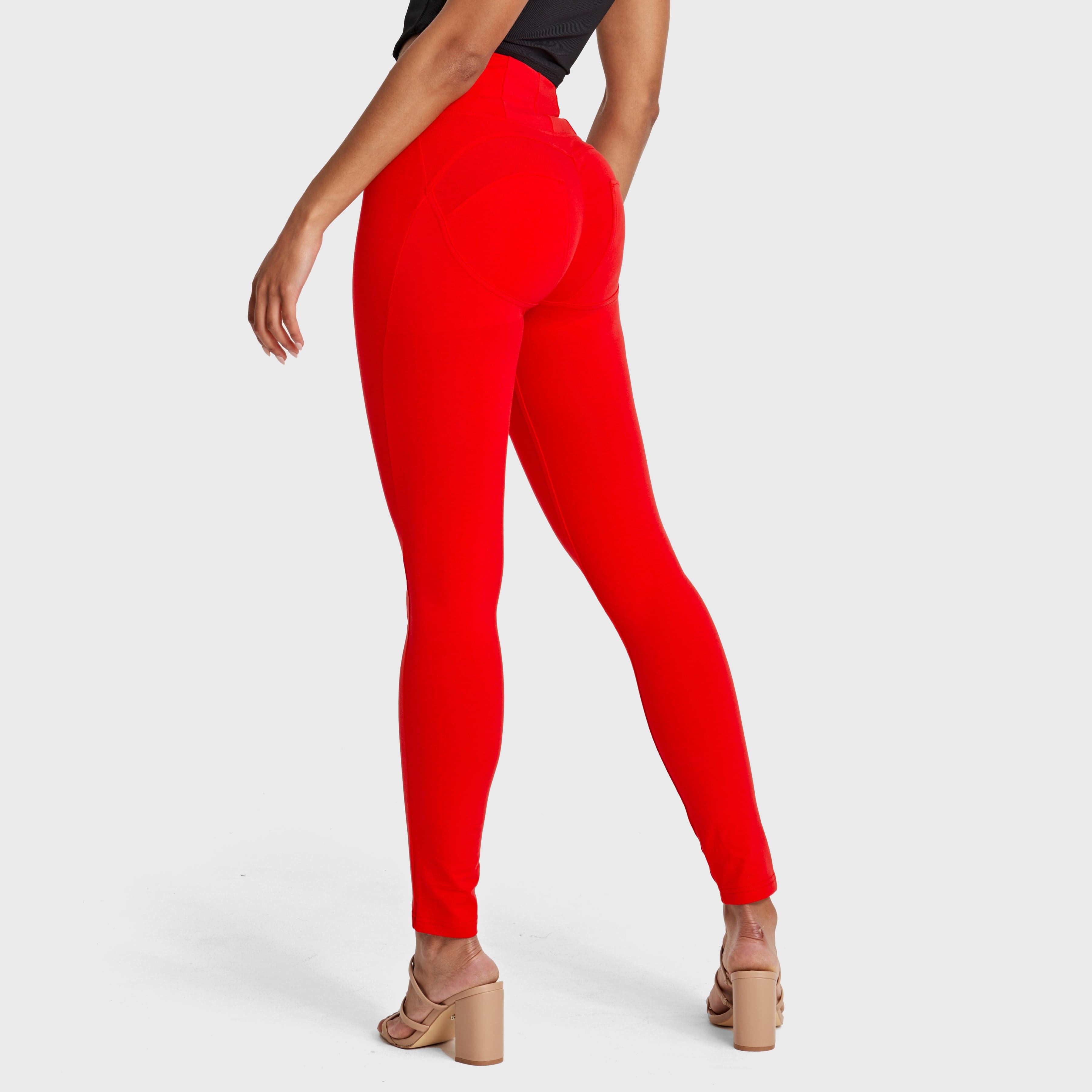 WR.UP® Fashion - High Waisted - Full Length - Red 2