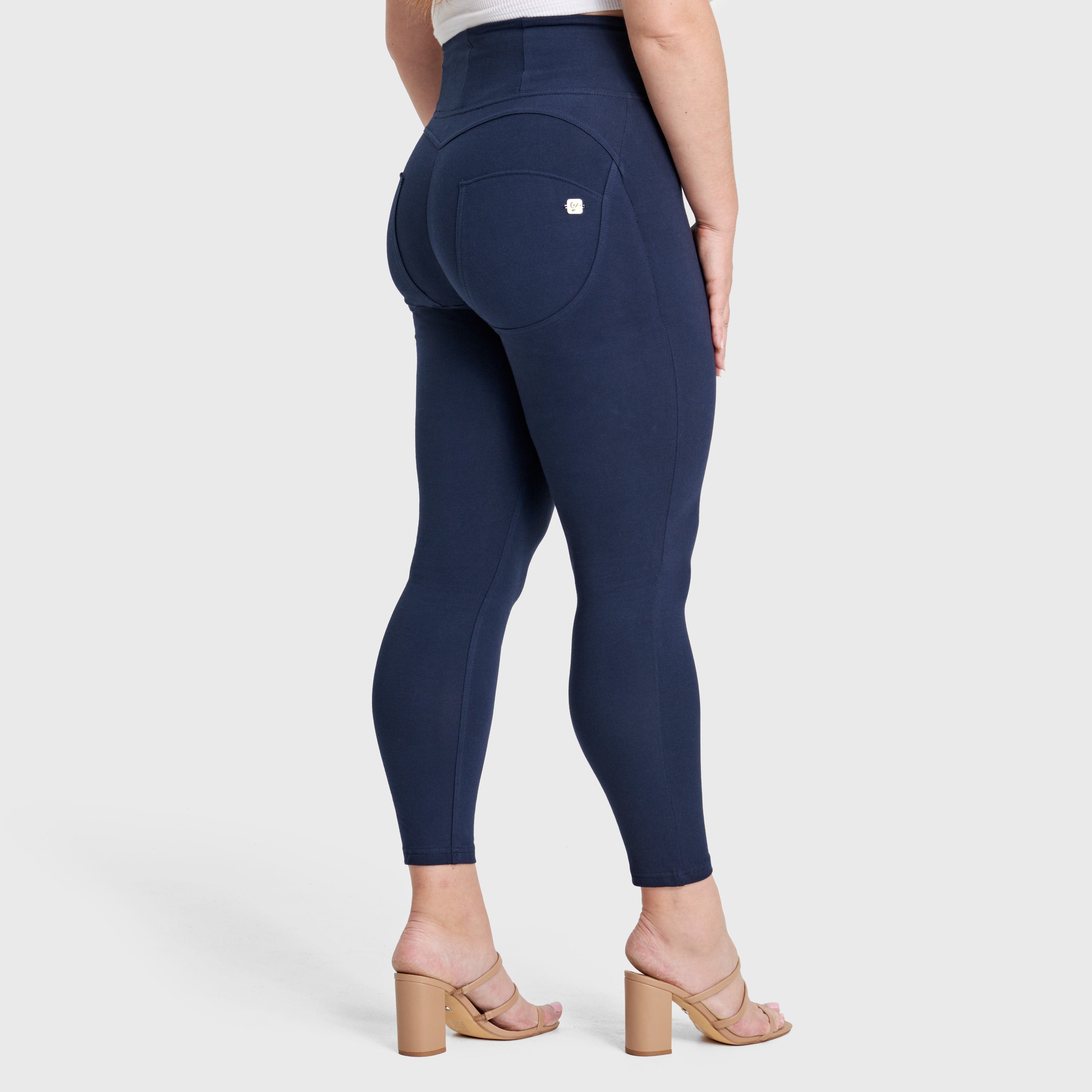 WR.UP® Curvy Fashion - Zip High Waisted - 7/8 Length - Navy Blue 1