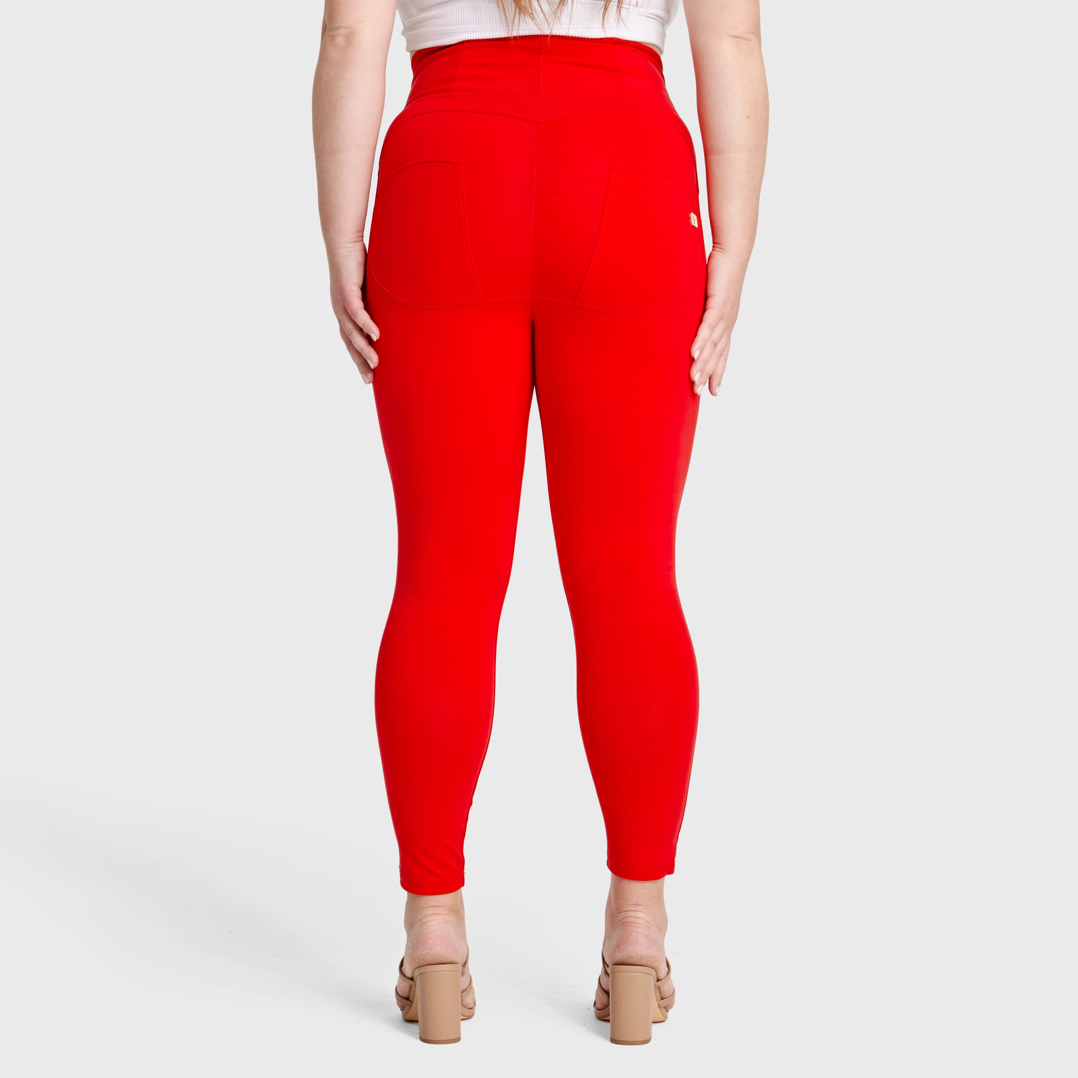 WR.UP® Curvy Fashion - Zip High Waisted - 7/8 Length - Red 3