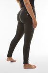 N.O.W® Faux Leather - High Waisted - Full Length - Black 1