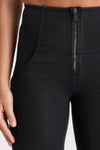 WR.UP® Denim - High Waisted - Super Flare - Black + Black Stitching 8