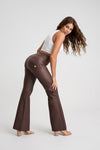 WR.UP® Faux Leather - Super High Waisted - Super Flare - Chocolate 8