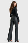 WR.UP® Faux Leather - Super High Waisted - Super Flare - Black 4