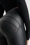 WR.UP® Faux Leather - Super High Waisted - Super Flare - Black 7
