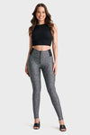 WR.UP® Jacquard - High Waisted - Full Length - Grey 5