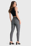 WR.UP® Jacquard - High Waisted - Full Length - Grey 4