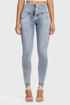 WR.UP® Denim - 3 Button High Waisted - Full Length - Stonewash 1
