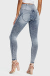 WR.UP® Denim - 3 Button High Waisted - Full Length - Stonewash 4