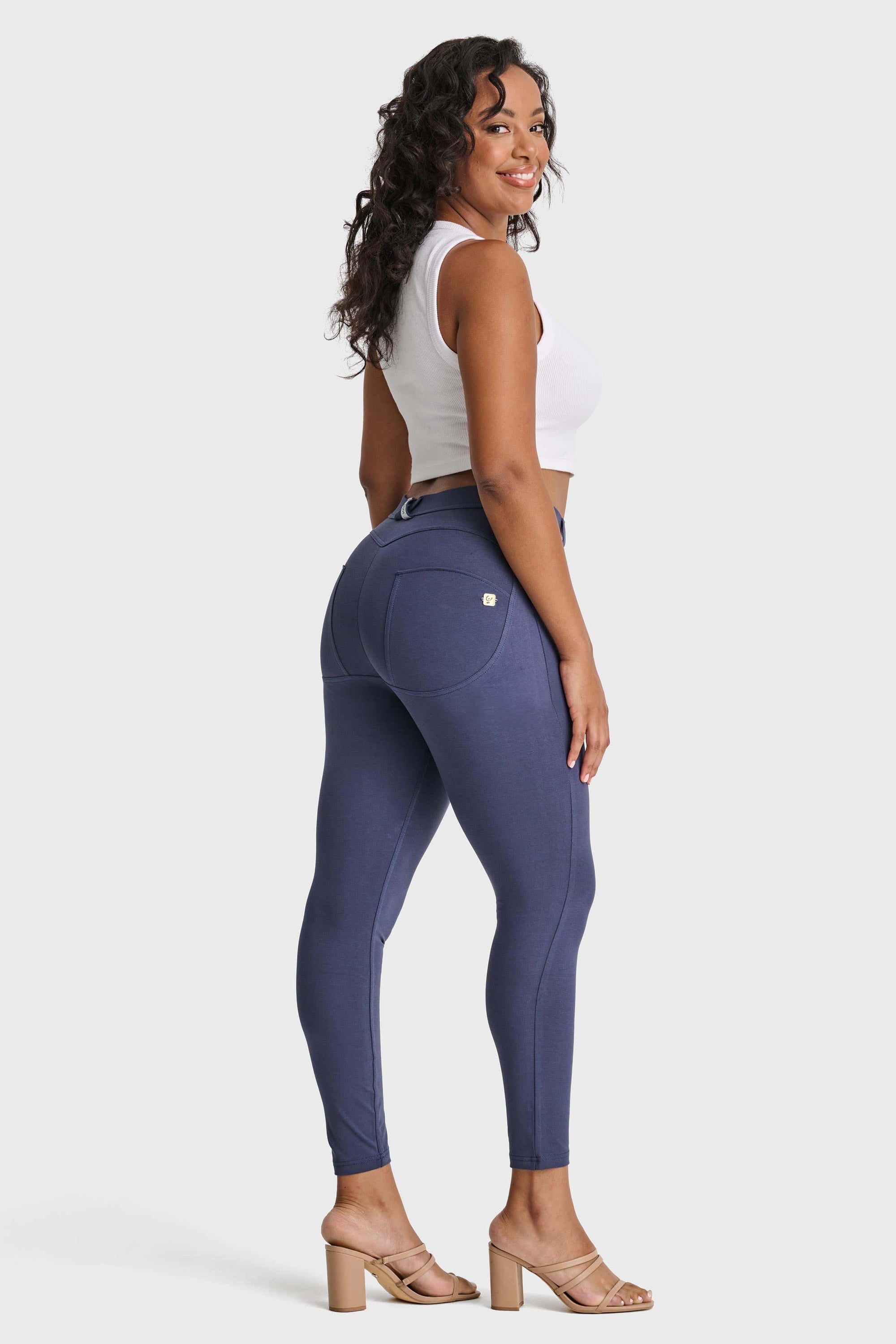 WR.UP® Curvy Fashion - High Waisted - Full Length - Indigo Blue 1
