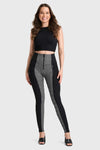 WR.UP® Mosaic Weave Fashion - Super High Waisted - Full Length - Grey 4