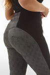 WR.UP® Mosaic Weave Fashion - Super High Waisted - Full Length - Grey 10