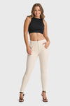 WR.UP® Snug Jeans - High Waisted - Full Length - Ivory 5