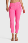 WR.UP® Snug Jeans - High Waisted - 7/8 Length - Candy Pink 6