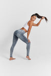 WR.UP® Denim - 3 Button High Waisted - Full Length - Stonewash 7