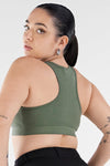 Crop Top - Military Green 5