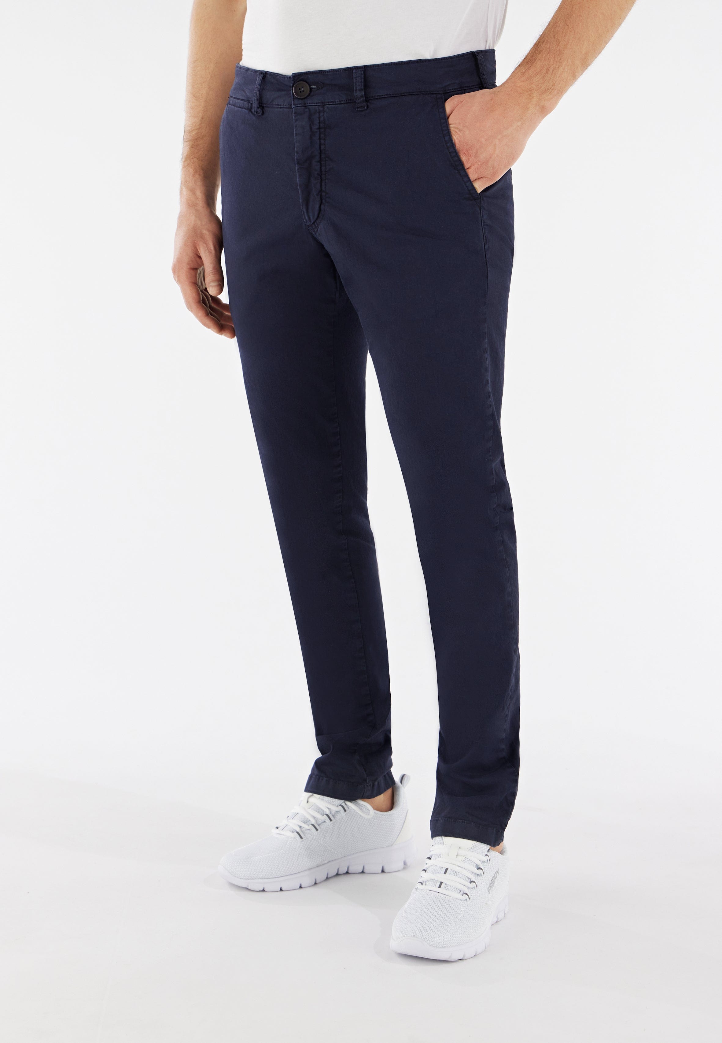 Men's Chino Pants - Navy Blue 1