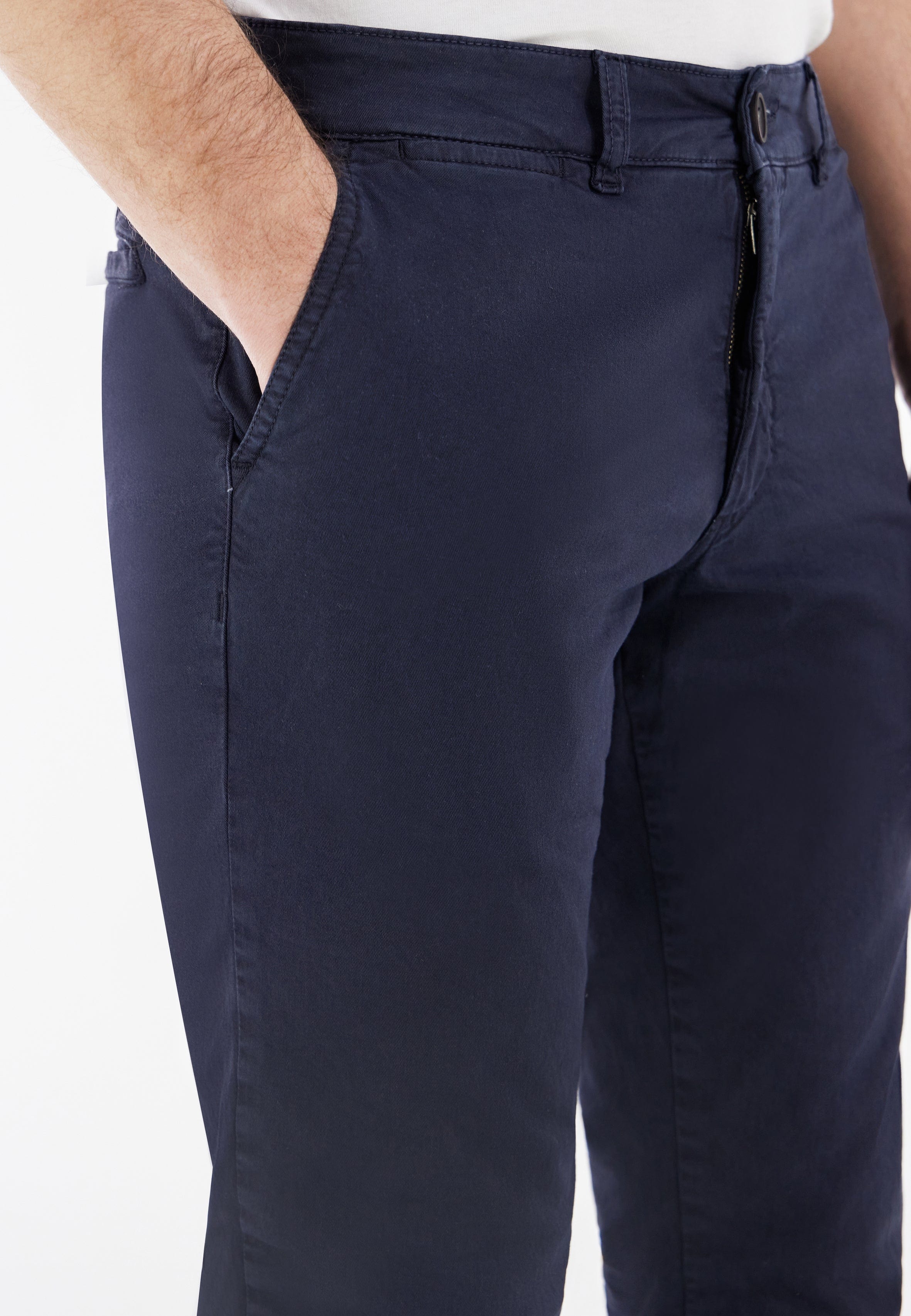 Men's Chino Pants - Navy Blue 3
