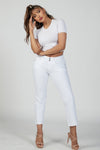N.O.W® Denim - High Waisted - Kick Flare - White 8