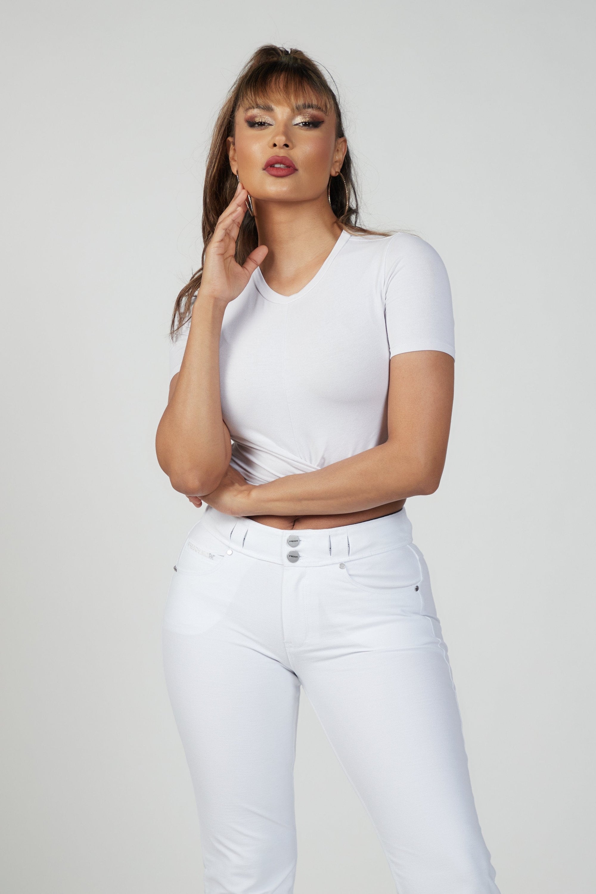N.O.W® Denim - High Waisted - Kick Flare - White 6