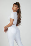 N.O.W® Denim - High Waisted - Kick Flare - White 4