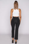 WR.UP® Denim - High Waisted - Kick Flare - Black + Black Stitching 7
