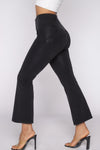 WR.UP® Denim - High Waisted - Kick Flare - Black + Black Stitching 5