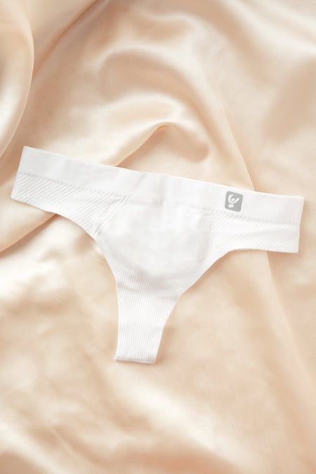 Seamless G String - White 1