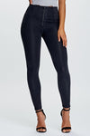 WR.UP® Denim - High Waisted - 7/8 Length - Black + Black Stitching 3