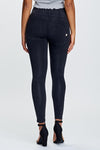 WR.UP® Denim - High Waisted - 7/8 Length - Black + Black Stitching 4