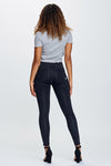 WR.UP® Denim - High Waisted - 7/8 Length - Black + Black Stitching 7