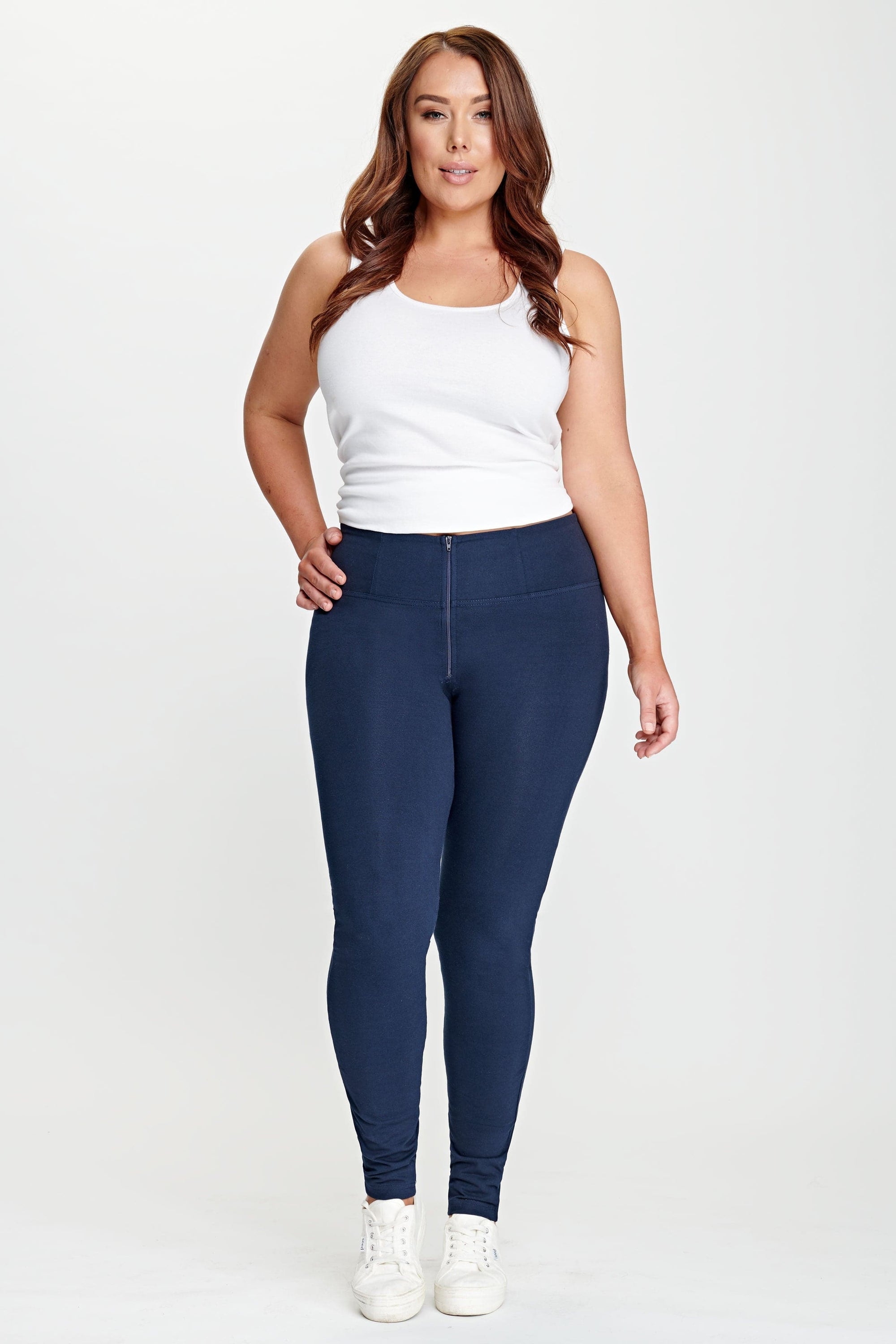 WR.UP® Fashion - High Waisted - Full Length - Navy Blue 13