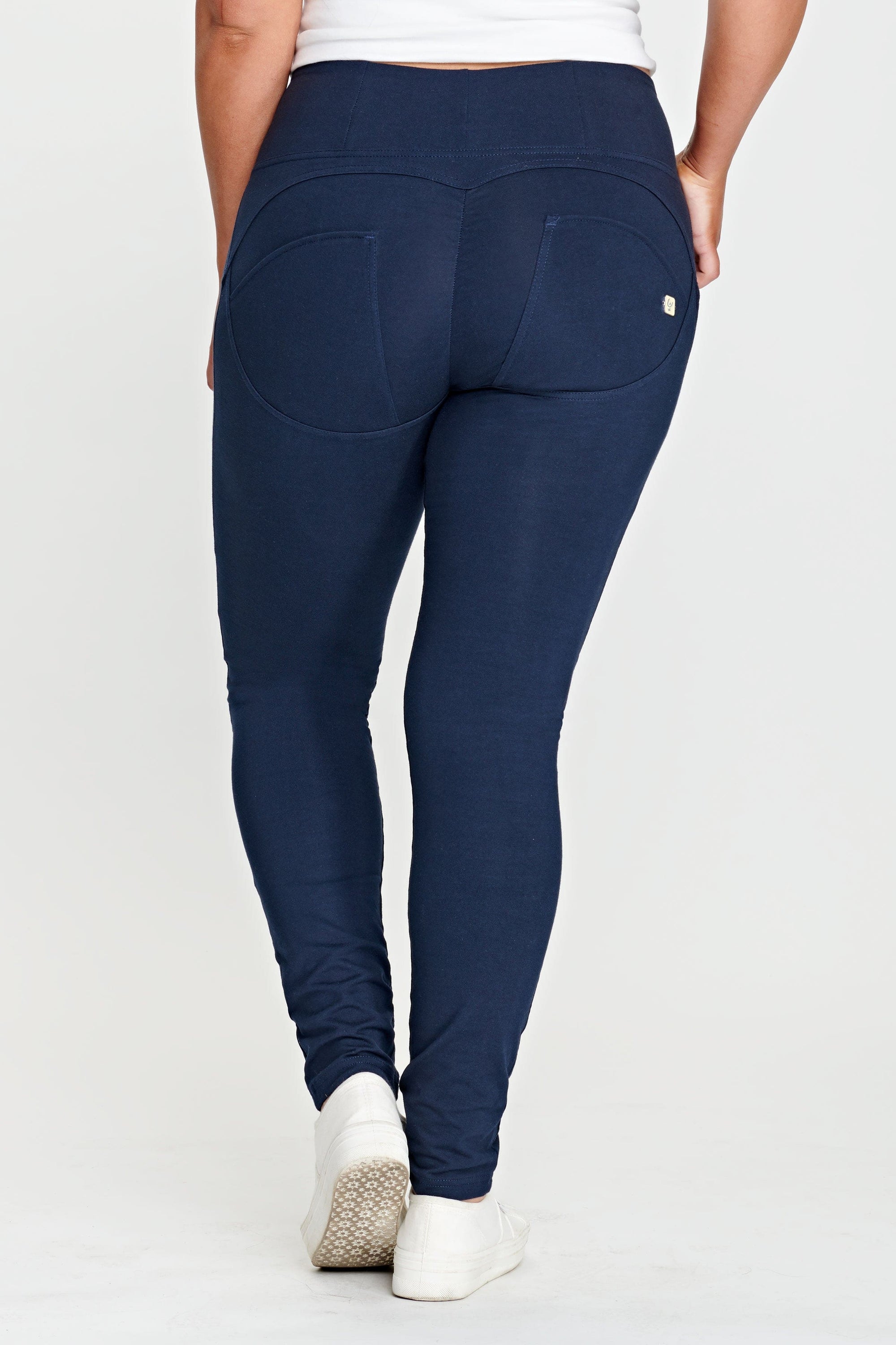 WR.UP® Fashion - High Waisted - Full Length - Navy Blue 12