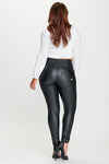 WR.UP® Faux Leather - High Waisted - Full Length  - Black 11