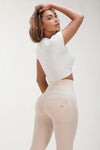 WR.UP® Fashion - High Waisted - Full Length - Light Beige 4