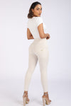 WR.UP® Fashion - High Waisted - 7/8 Length - Champagne 5