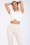 WR.UP® Fashion - High Waisted - 7/8 Length - Champagne 3