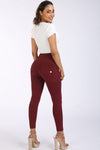 WR.UP® Fashion - High Waisted - 7/8 Length - Burgundy 4