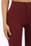 WR.UP® Fashion - High Waisted - 7/8 Length - Burgundy 9