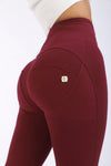 WR.UP® Fashion - High Waisted - 7/8 Length - Burgundy 8