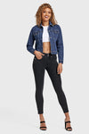 Denim Jacket - Dark Blue + Yellow Stitching 3