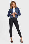 Denim Jacket - Dark Blue + Yellow Stitching 4