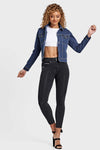 Denim Jacket - Dark Blue + Yellow Stitching 5