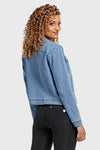 Denim Jacket - Light Blue + Yellow Stitching 7
