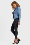 Denim Jacket - Light Blue + Yellow Stitching 5