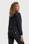 Denim Jacket - Black + Black Stitching 6