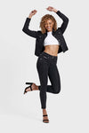 Denim Jacket - Black + Black Stitching 3