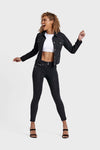 Denim Jacket - Black + Black Stitching 4