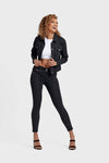 Denim Jacket - Black + Black Stitching 5