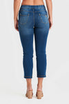 N.O.W® Denim Limited Edition - High Waisted - Kick Flare - Blue + Yellow Stitching 7