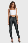 N.O.W® Faux Leather - High Waisted - Full Length - Black 11